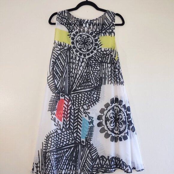 Desigual x Christian Lacroix Natalia Colorful Beaded Sleeveless Mini Dress EU 42 - Picture 7 of 9